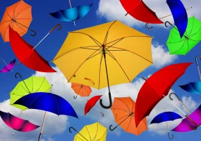 Bunte Schirme | Foto: pixabay